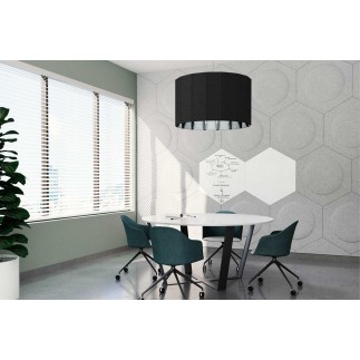 Cylindrical Acoustic Office Pendant – Vapor Echo Cylinder | Luxxbox