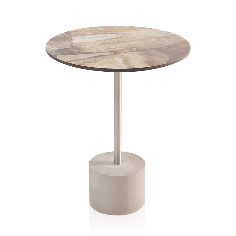 Table Base in Stone or Concrete – Siman Concrete X | Vela Arredamenti