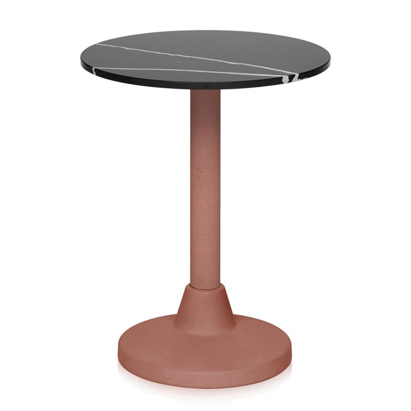 Concrete Table Base H.72 cm - Ombre | Vela Arredamenti