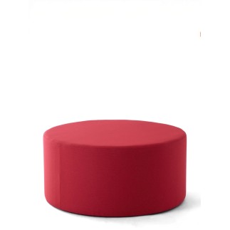 Outdoor Rounded Padded Ottoman - Tape | Spouf
