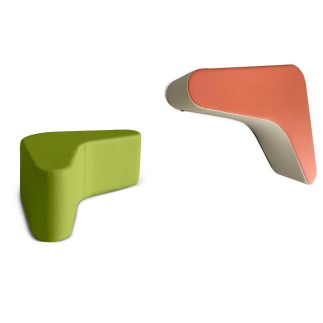 Outdoor Bench for Lounge Area – Boomerang Outdoor | Spouf