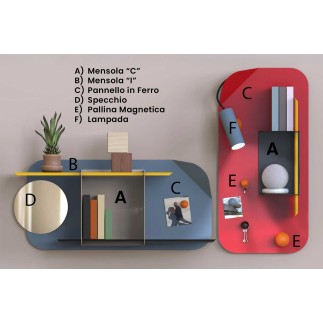Mensola Componibile di Design - C-Tua | IlFilotto