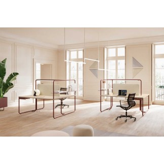 Bench 2 Posti con Mensola - Itube