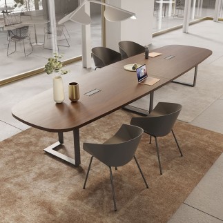 Alea Oval Table for Meeting Rooms - Archimede | Alea