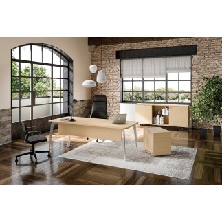 Alea Desk with Designer Legs - Blade X