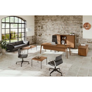 Alea Desk with Designer Legs - Blade X | Alea