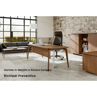 Scrivania Alea con Gambe di Design - Blade X | Alea