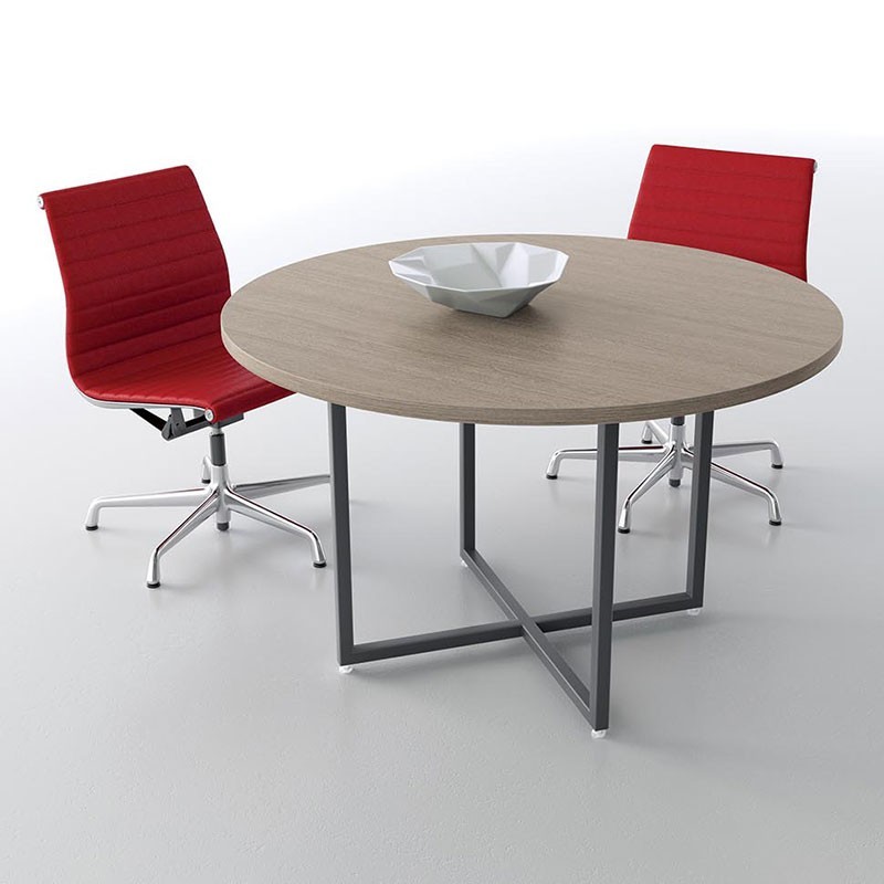 Tavolo Alea Tondo per Small Meeting - Ibis | Alea