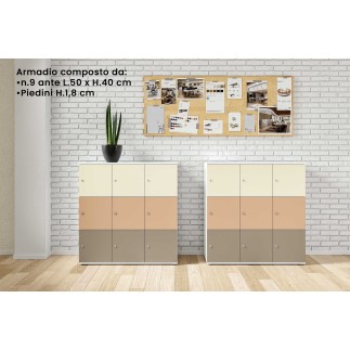 Modular Locker Cabinet for Office – Lato | Alea