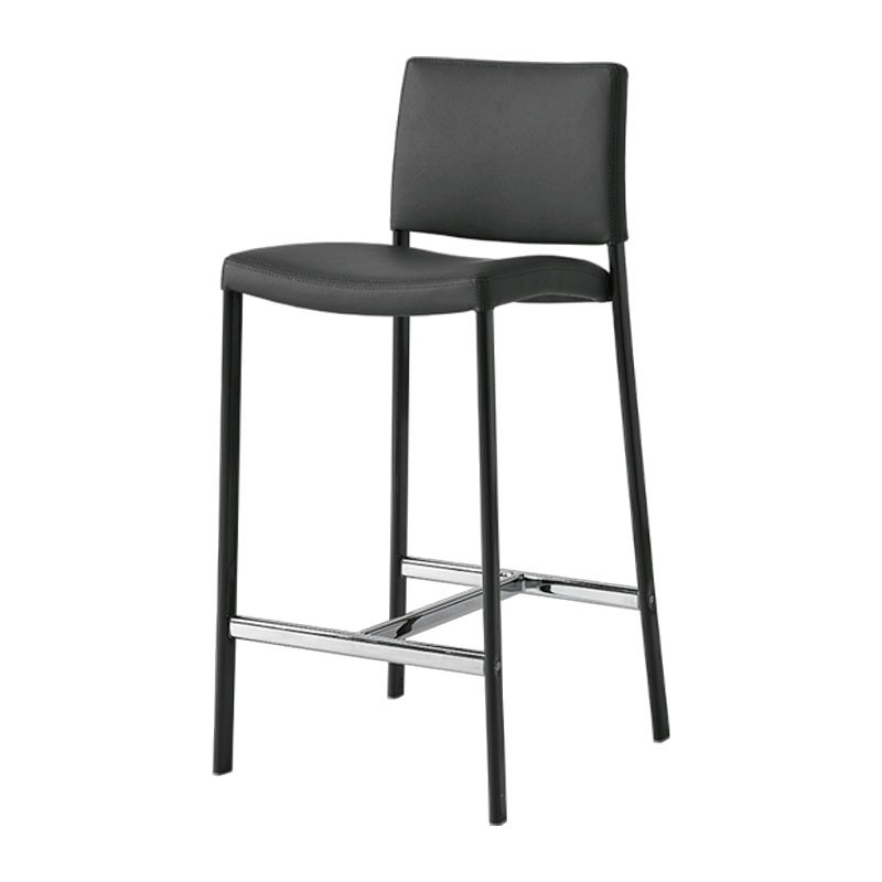 Upholstered Stool with Footrest - Zara | Target Point
