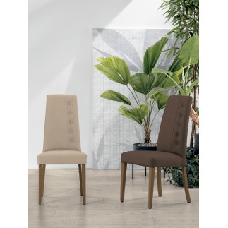 Eco-Leather chair with High Backrest - Bellinzona | IsaProject