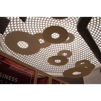 Pannello Acustico a Soffitto con o senza Lampada - Giotto Ceiling | Caimi