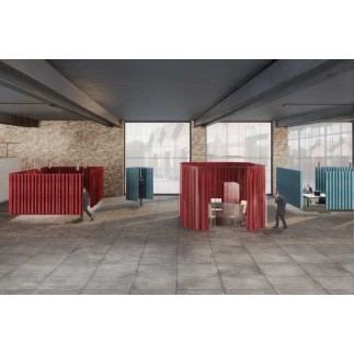 Tenda Divisoria Fonoassorbente Modulare - Clasp Divider | Caimi