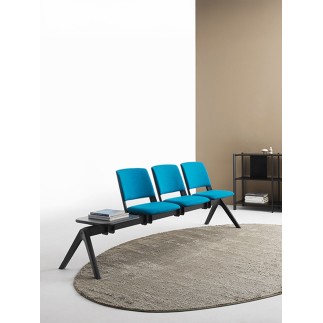 Panca su Trave per Sala d'Attesa - Clio Soft Bench