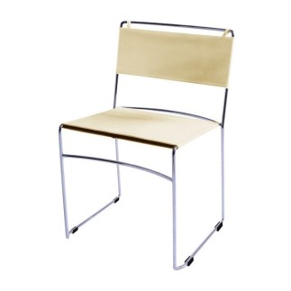 Stackable Chair in Fabric - Delfina