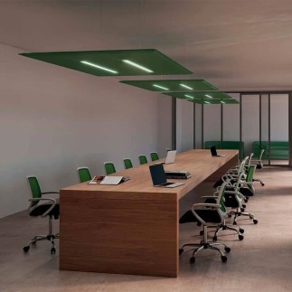 Lampada Fonoassorbente con Luce LED - Oversize Lux