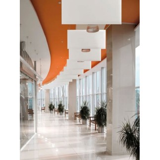 Rectangular Suspended Sound-Absorbing Panel – Baffle | Caimi