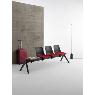 Panca con Seduta Imbottita su Trave - Java Cover Bench
