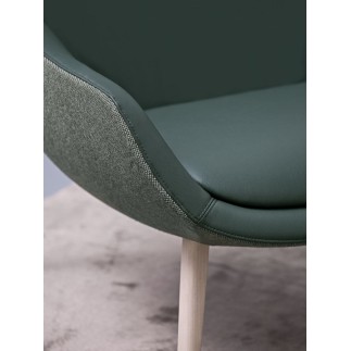 Fire-Resistant and CAM Compliant Lounge Armchair - Crystal | Nahu