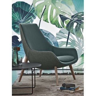 Fire-Resistant and CAM Compliant Lounge Armchair - Crystal | Nahu