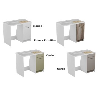 Washing Machine Cabinet with Washtub - Duo | Colavene