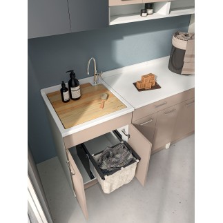 Cabinet Washtub with Laundry Basket - Jollywash | Colavene