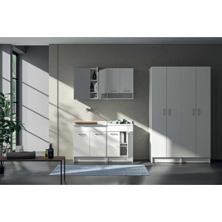 Cabinet Washtub with Laundry Basket - Lindo | Colavene