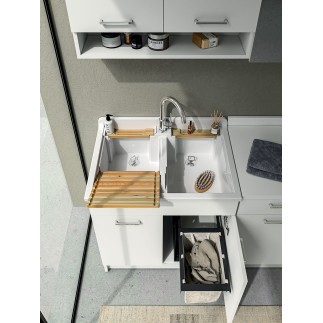 Cabinet Washtub with Laundry Basket - Twist | Colavene