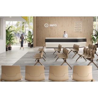 Panca per sala attesa 2/5 posti - Slot Fill PG | Gaber