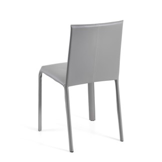Jenia leather chair with low backrest - Chairs - ISA Project