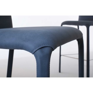 Sgabello in Cuoio Julia - Jenia | Julia Italia
