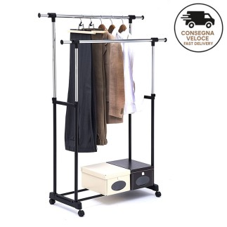 Double Extendable Metal Clothes Rack | Isarreda