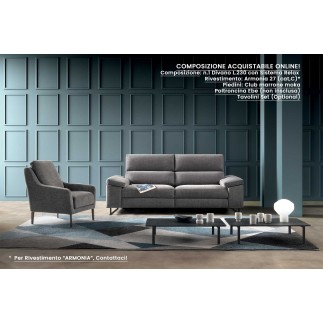 Samoa Sofa with Relax Seat - Space Look | Samoa Divani