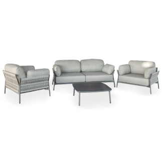 Outdoor Set Living Room in Rope - Easy | Grattoni