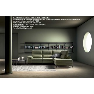 Corner Sofa with Pull Out Seat - Space Look N°2