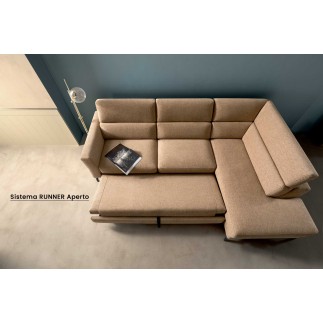 Sofa with Chaise Lounge - Space Spark | Samoa Divani