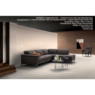 Divano di Design Rivestito - Space Vision | Samoa