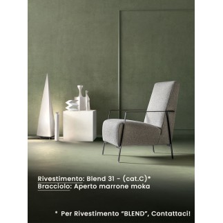 Poltrona di Design con Braccioli - Angy