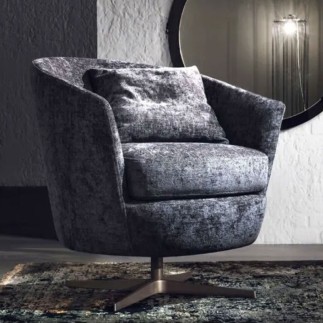 Cockpit Armchair for Living Room - Moon Small | Samoa Divani