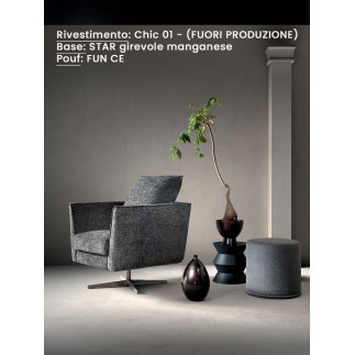 Design Fabric Armchair - Skim