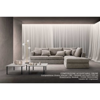 Divano Angolare Componibile - Glammy