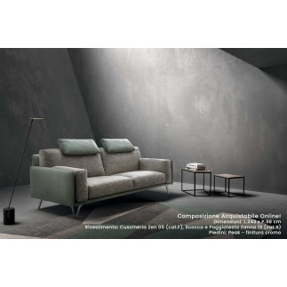 Linear Sofa with Headrest - Living Bright