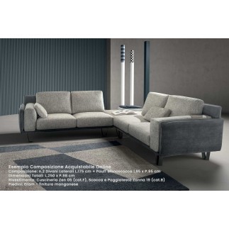 Padded Design Sofa - Living Chic | Samoa Divani
