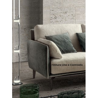 Divano Modulare con Penisola - Living Minimal N°2 | Samoa Divani
