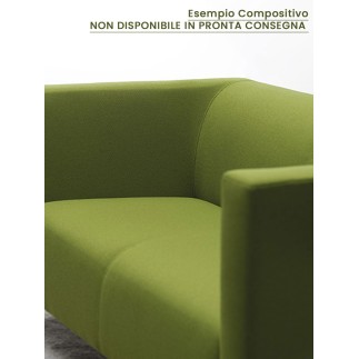 Poltrona in Similpelle per Sala d'Attesa - Argo Light 01 | Nahu