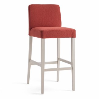 Fixed High Stool with Cushion Seat - Miss | Palma