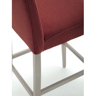 Fixed High Stool with Cushion Seat - Miss | Palma