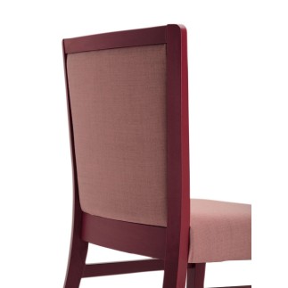 Design Chair in Fabric with Cushion Seat - Moma Soft | Palma