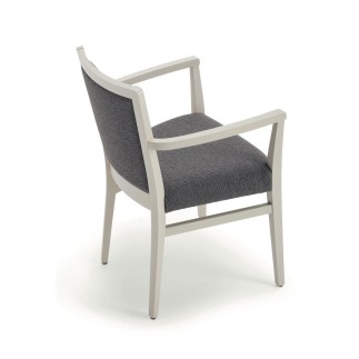Sedia di Design con Braccioli e Seduta Imbottita - Moma | Palma