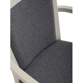 Design Chair with Armrests and Cushion Seat - Moma Soft | Palma
